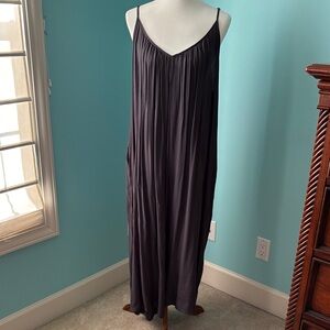 Molly Green Sz L Dark Gray Romper
